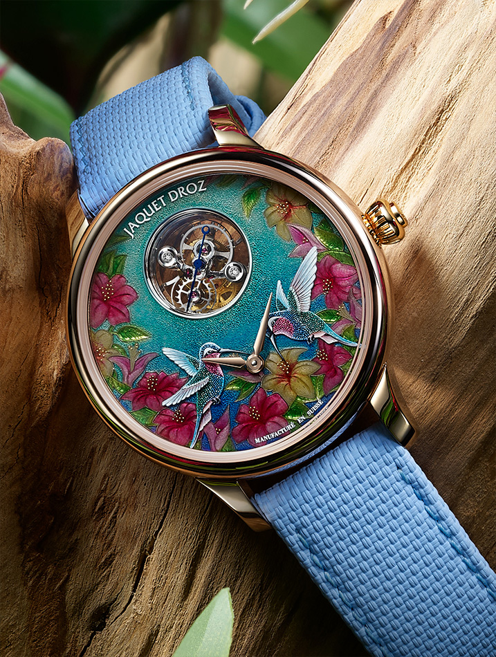 Petite Heure Minute Red Gold - Hummingbirds