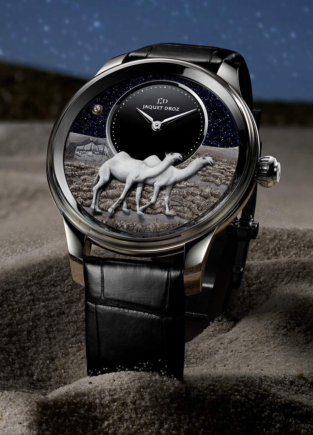 Petite Heure Minute Platinum - Camels