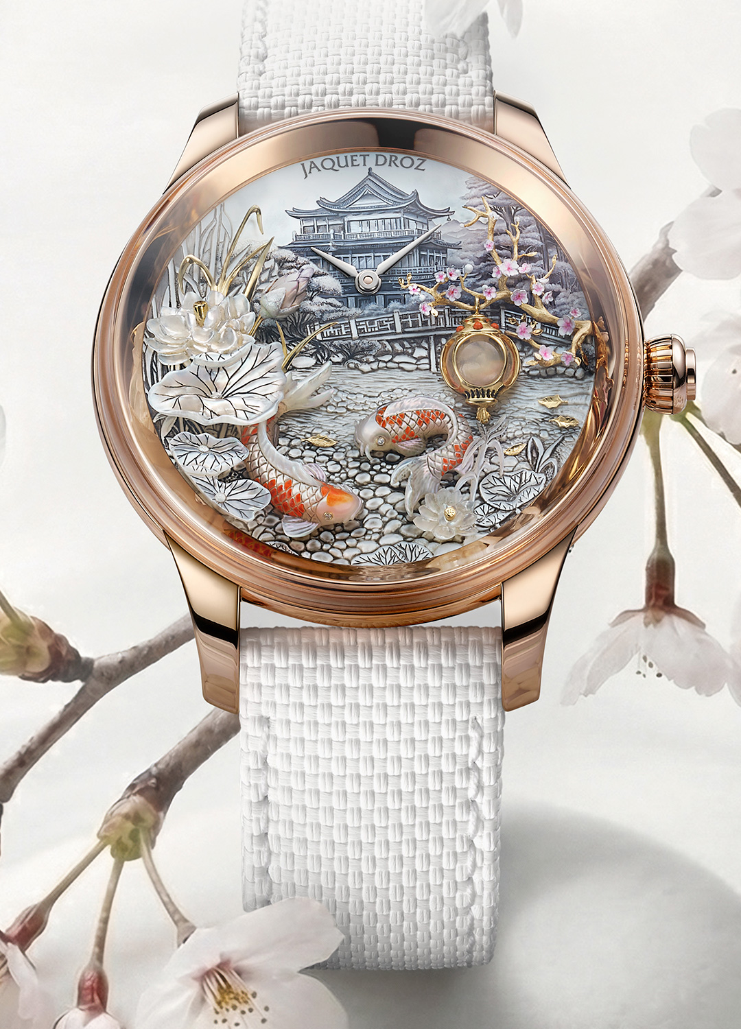 Petite Heure Minute Red Gold - Japanese Garden