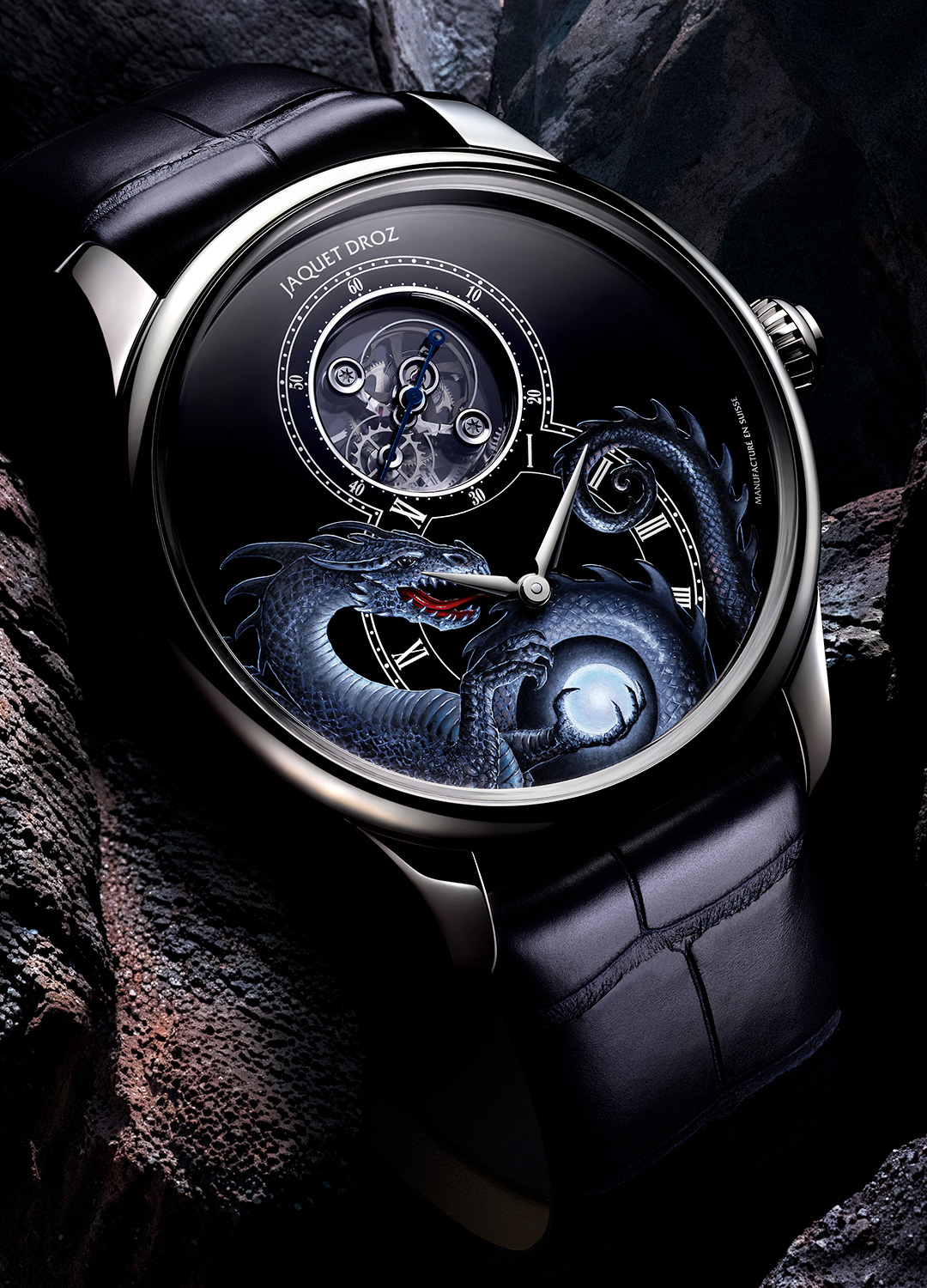 Tourbillon Dragon White Gold - John Howe
