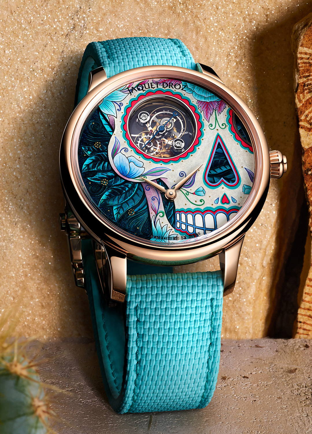 Tourbillon Red Gold - Catrina Skull