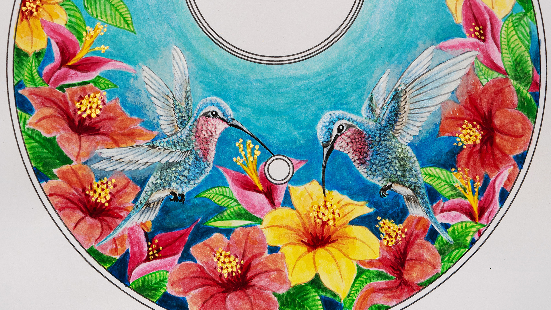 Petite Heure Minute Red Gold - Hummingbird