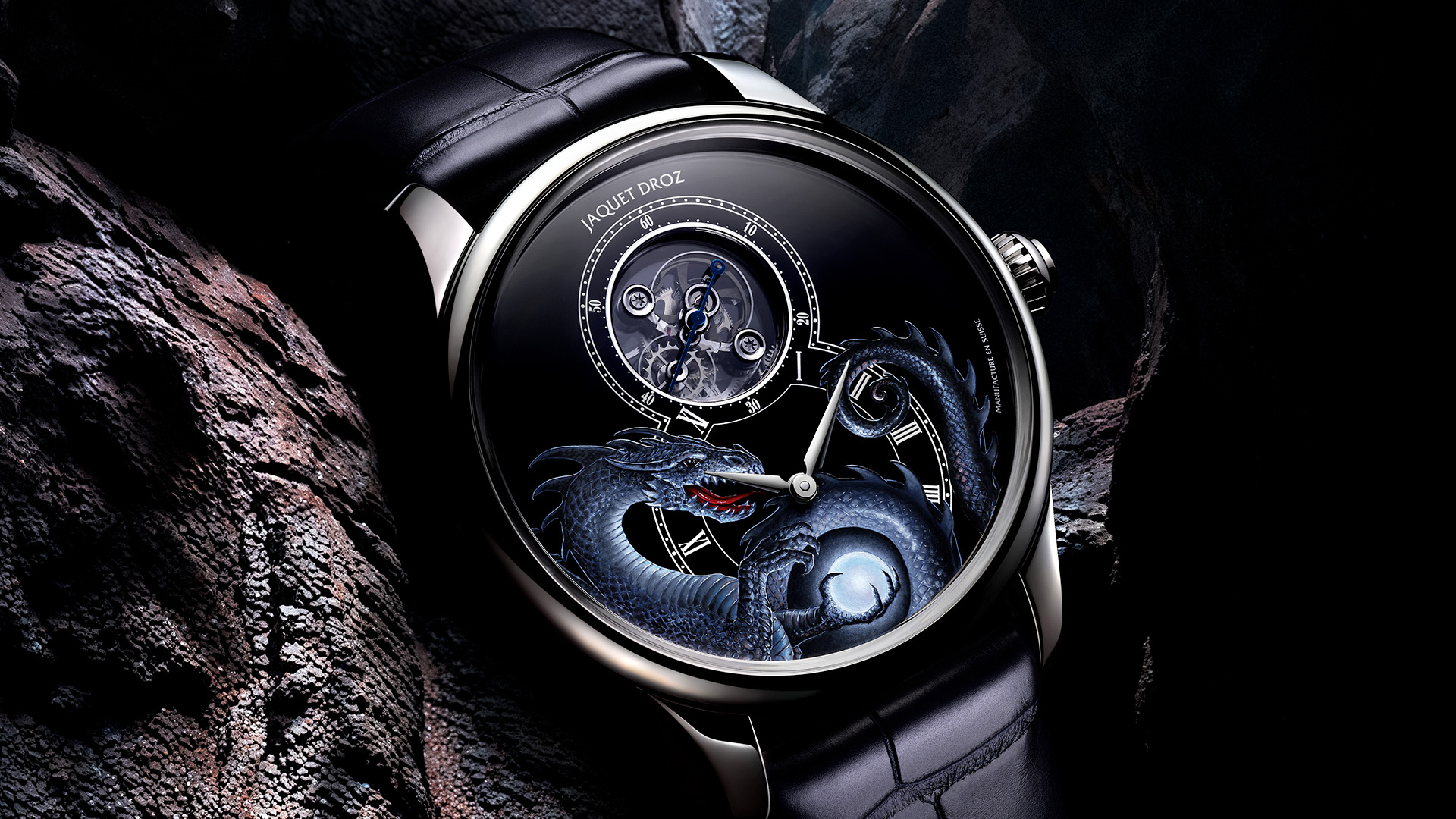 Tourbillon Dragon White Gold - John Howe