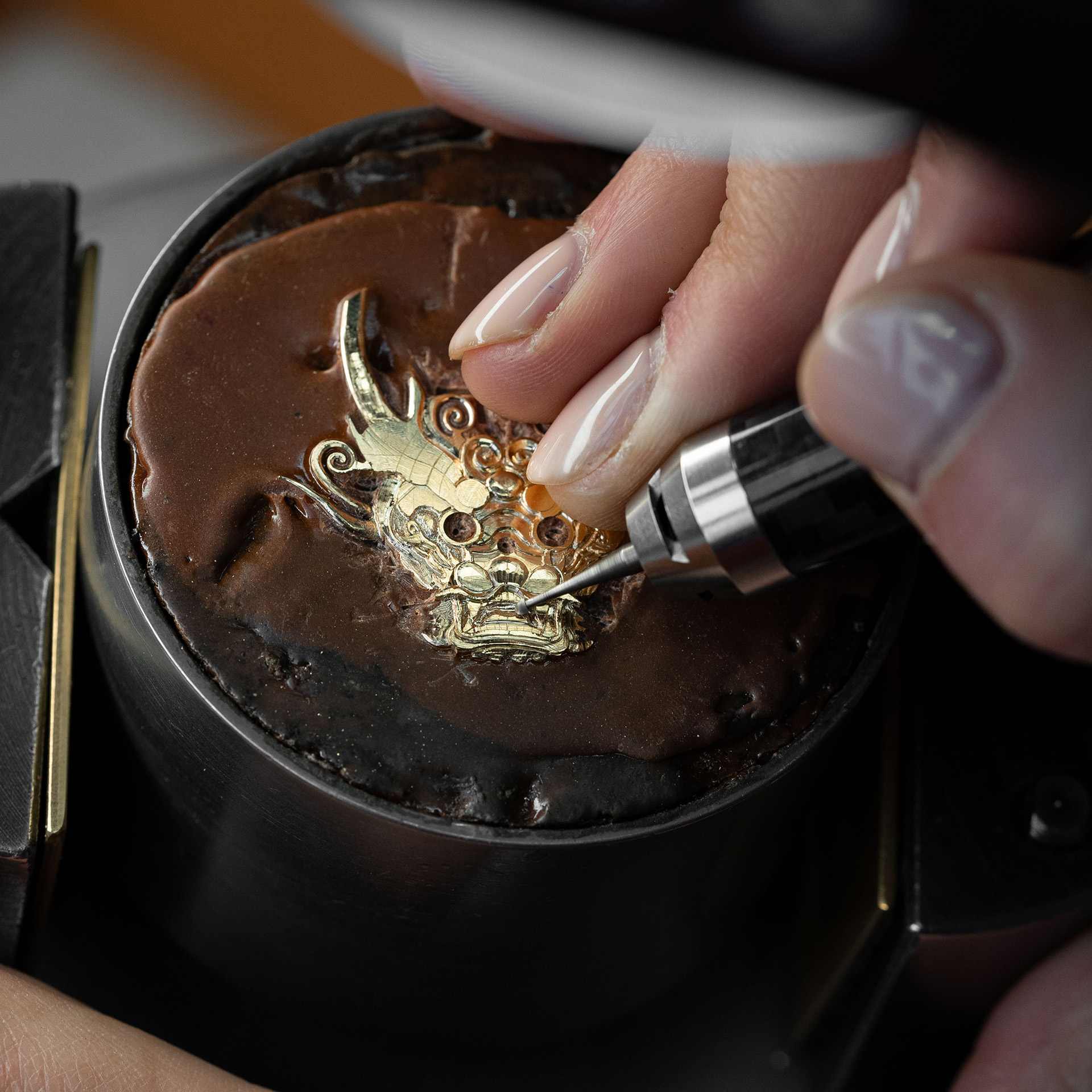 Tourbillon Skelet Red Gold - Dragon Mask