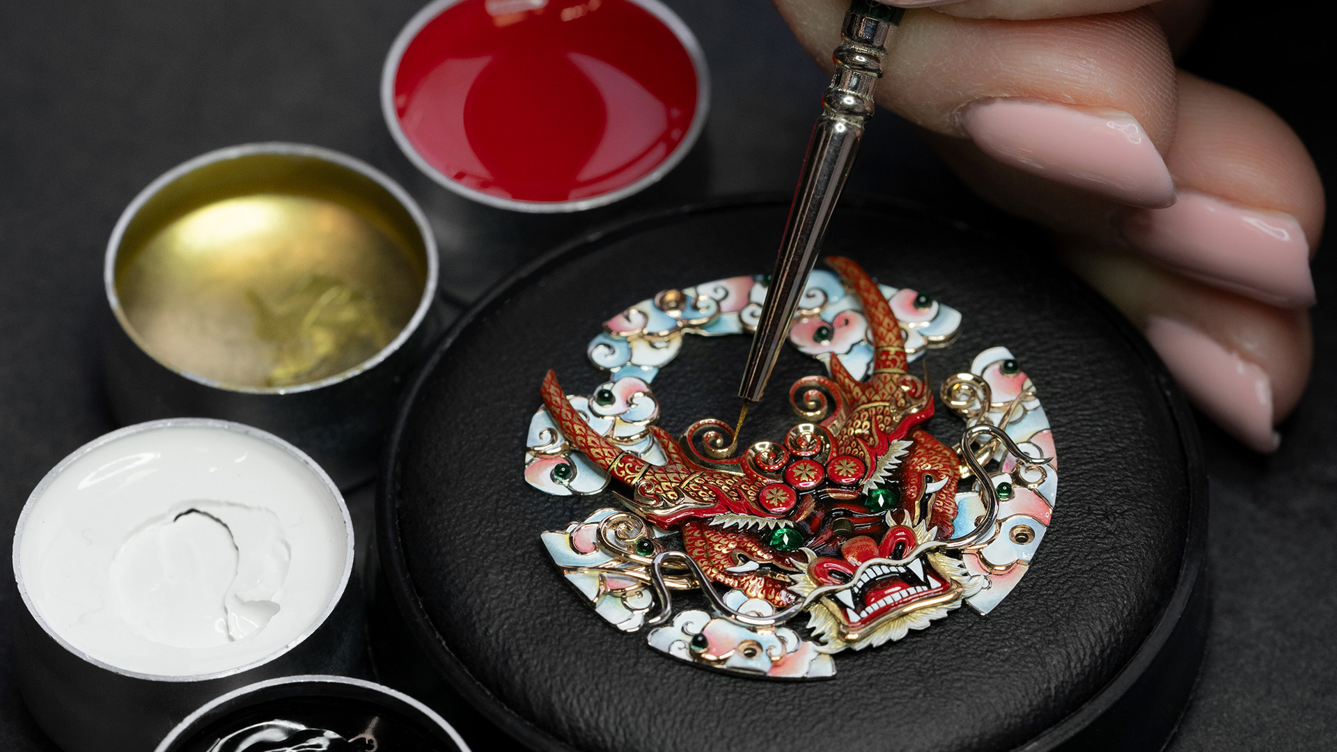 Tourbillon Skelet Red Gold - Dragon Mask