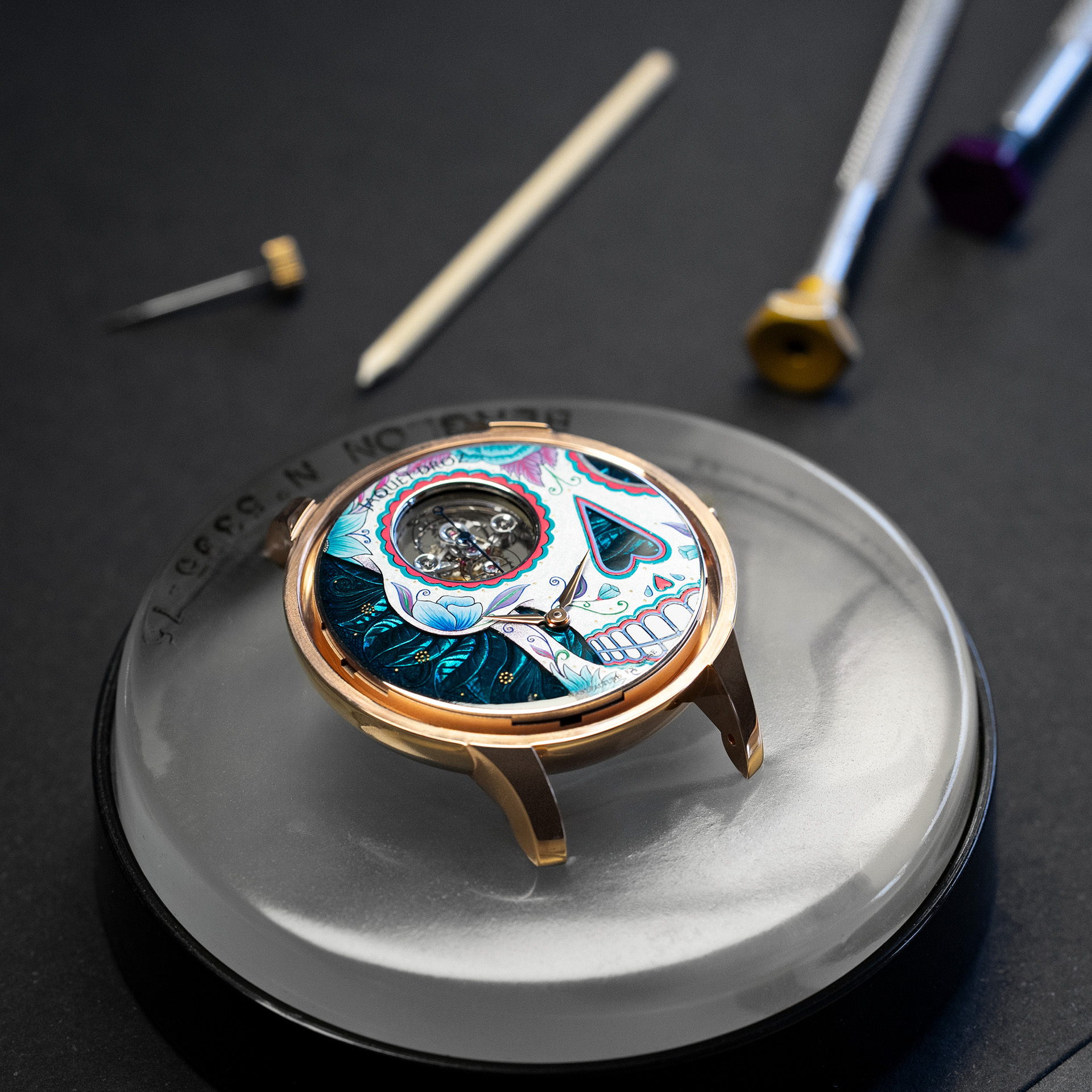 Tourbillon Red Gold - Catrina Skull