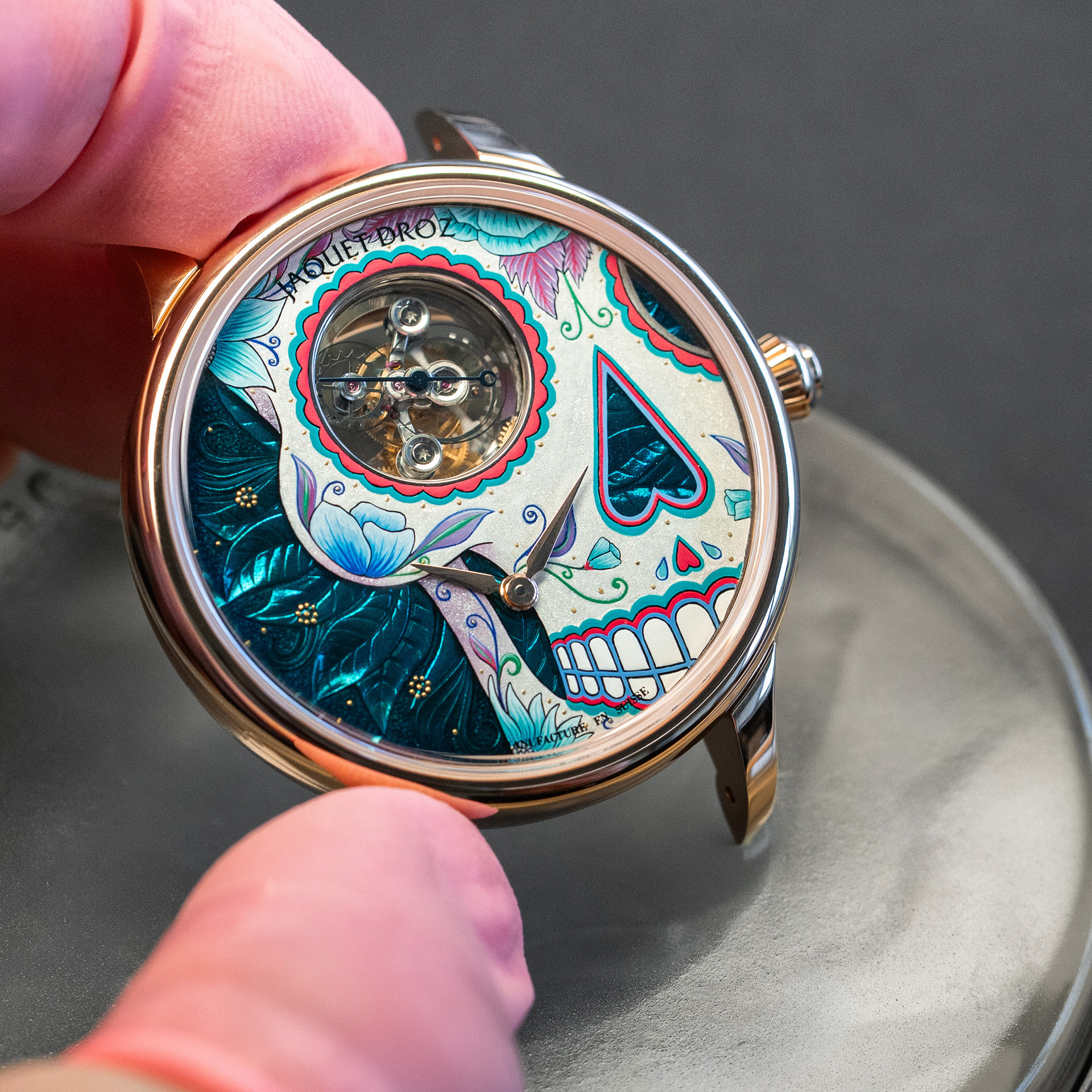 Tourbillon Red Gold - Catrina Skull